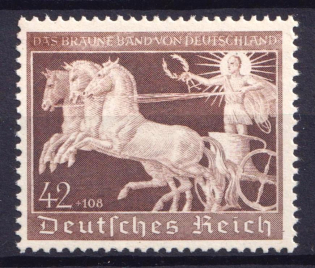1940 Third Reich, Germany (Mi. 747, Full Set, CV $160, MNH)