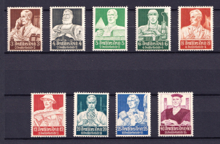 1934 Third Reich, Germany (Mi. 556 - 564, Full Set, CV $130)