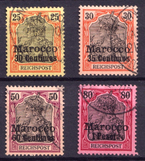 1900 German Offices in Morocco, Germany (Canceled, CV $100)