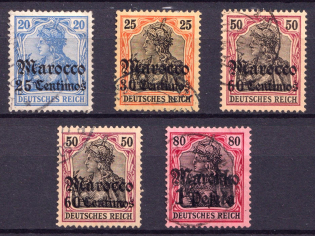 1905-1919 German Offices in Morocco, Germany (Canceled, CV $50)