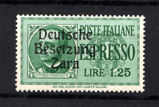 1943 Germany Occupation of Zadar 1.25 L (MNH)