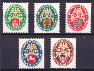 1928 Weimar Republic, Germany (Mi. 425 - 429, Full Set, CV $90)