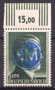 1945 1m Fredersdorf (Berlin), Germany Local Post (Mi. 20 B, Perf 14, Signed, CV $90, MNH)