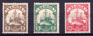1915-1919 Samoa, German Colonies, Kaiser’s Yacht, Germany
