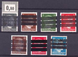 1945 Barsinghausen (Deister), Germany Local Post (Mi. 1 II - 7 II, Unofficial Issue, Full Set, Signed, CV $980, MNH)
