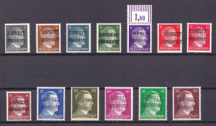 1945 Herrnhut (Oberlausitz), Germany Local Post (Mi. 1 - 13, Unofficial Issue, Full Set, Signed, CV $4,400, MNH)