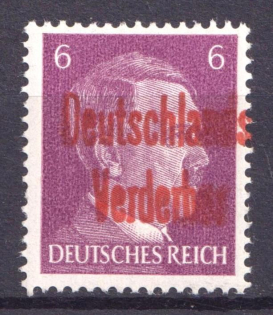 1945 6pf Meissen, Germany Local Post (Mi. 1, Signed, CV $3,500, MNH)