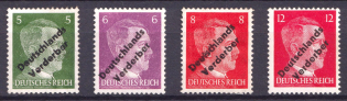 1945 Meissen, Germany Local Post (Mi. 31 - 34, Full Set, CV $70)