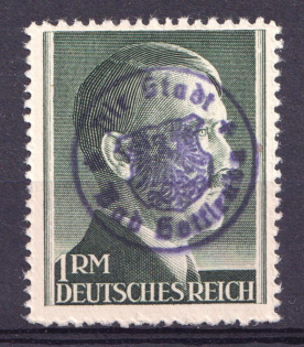 1945 1m Bad Gottleuba (Saxony), Soviet Russian Zone of Occupation, Germany Local Post (MNH)