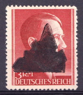 1945 3m Schwarzenberg (Saxony), Soviet Russian Zone of Occupation, Germany Local Post (Rare, High CV, Signed, MNH)