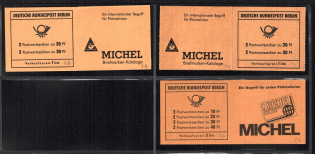 1970-72 West Berlin Booklets, Germany (Mi. 7a, 7 b, 8 a)