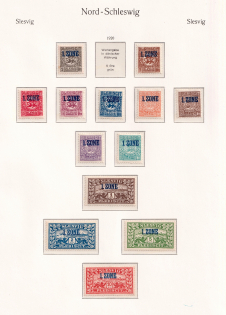 1920 Joining of Schleswig, Germany (Mi. 15 - 28, CV $30)