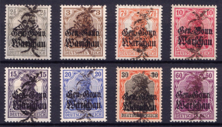 1918 Kolo Local Issue, Poland (Fischer 10 - 19, CV $730)