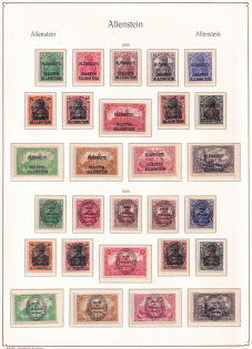1920 Joining of Olsztyn, Germany (Mi. 1 - 28, Full Sets, CV $50)