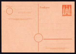 8pf Federal Republic of Germany, Germany Postсard, Postal Stationery