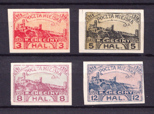 1919 Checiny Local Issue, Poland (Imperforate)