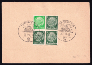 1943 Third Reich, Germany, Postcard (Special Cancellation)