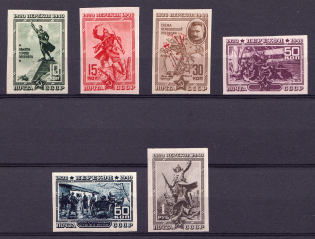 1940 The 20th Anniversary of Fall of Perekop, Soviet Union USSR (Imperforated, Full Set, MNH)