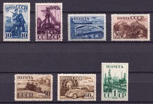 1941 The Industrialization of the USSR, Soviet Union USSR (Full Set, MNH)