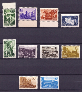 1947 The Soviet Sanatoria, Soviet Union USSR (Full Set, MNH)