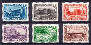 1950 Uzbek SSR, Soviet Union USSR (Full Set, MNH)