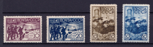 1938 Rescue of the North Pole Expedition, Soviet Union USSR (Full Set)