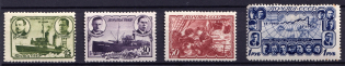 1940 The Polar Drift of the Ice Breaker Georgy Sedov, Soviet Union USSR (Full Set)