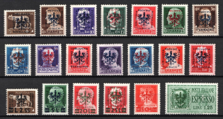 1944 Ljubljana, German Occupation, Germany (Mi. 1 - 20, Full Set, Signed, CV $230)