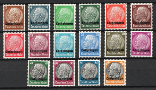 1940 Lorraine, German Occupation, Germany (Mi. 1 - 16, Full Set, CV $60, MNH)