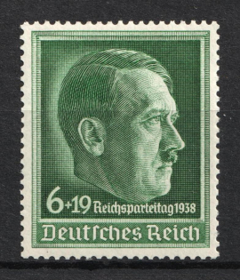 1938 Third Reich, Germany (Mi. 672 X, Full Set, CV $30, MNH)