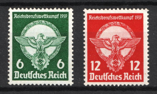 1939 Third Reich, Germany (Mi. 689 - 690, Full Set, CV $30, MNH)