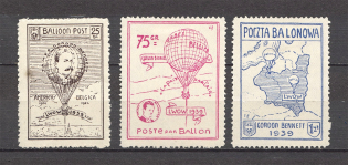 1939 Ukraine Poland Lviv Ballon Post