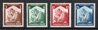1935 Third Reich, Germany (Mi. 565 - 568, Full Set, CV $160, MNH)