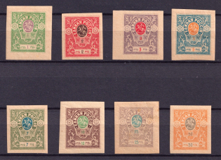 Denikin Army, Unofficial Issue, Russia Civil War (Rosettes, Full Set)