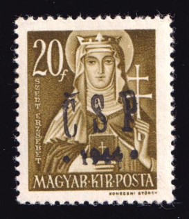 1944 20f Khust, Carpatho-Ukraine CSP (Signed, CV $30, MNH)