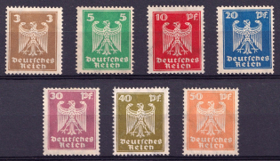 1924 Weimar Republic, Germany (Mi. 355 - 361, Full Set, CV $460, MNH)