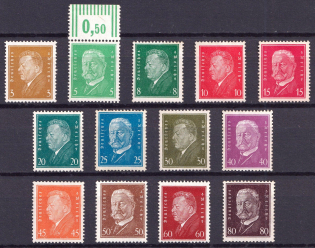 1927 Weimar Republic, Germany (Mi. 410 - 422, Full Set, CV $1,430, MNH)