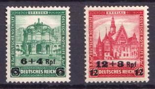 1932 Weimar Republic, Germany (Mi. 463 - 464, Full Set, CV $80, MNH)