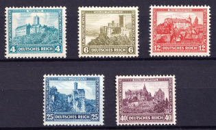 1932 Weimar Republic, Germany (Mi. 474 - 478, Full Set, CV $230, MNH)