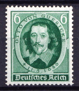 1936 Third Reich, Germany (Mi. 608, Full Set, MNH)