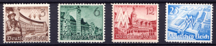 1940 Third Reich, Germany (Mi. 739 - 742, Full Set, MNH)