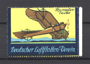 Geman Airmail Airpost Label