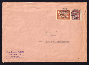 1946 (27 Jun) Lubbenau (Spreewald), Cover to Berlin, Germany Local Post (Mi. 7 A, 12 A, CV $30)