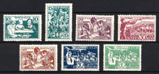 1938 The Children of the USSR, Soviet Union USSR (Full Set, MNH)
