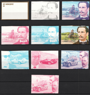 1987 Saint Vincent, British Commonwealth (PROOFS, MNH)