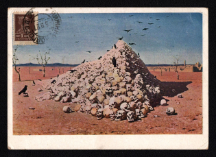 1926 (3 Sep) USSR, Russia, Illustrated postcard 'Apotheosis of war' (Nizhniy Novgorod - Buhler)