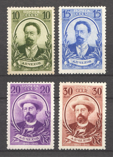 1940 USSR The 80th Anniversary of the Chekhovs Birth (Full Set, MNH)