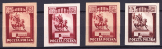 1945 1z Poland (PROOF, Imperforated, MNH)