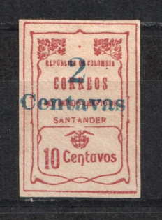 2c on 10c Colombia, Santander, Local Issue