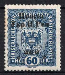 1919 60 sh Stanislav, West Ukrainian People's Republic (Signed, CV $30)